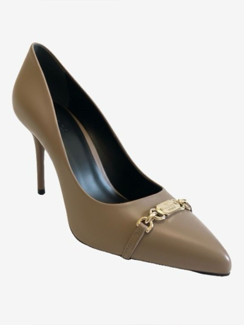 🛍️ Gucci Authentic Molaita Court Pump in Mauve Nappa Leather